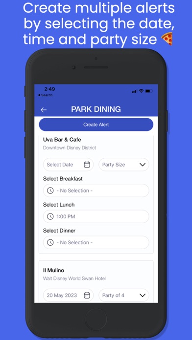 Park Dining Screenshot