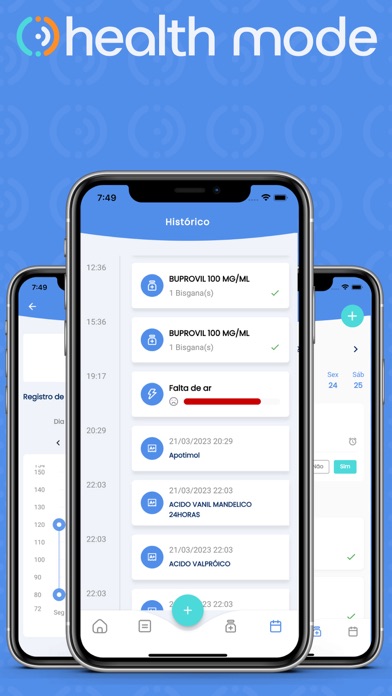 Health Mode App Screenshot