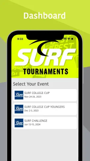 Surf Tournaments screenshot 1