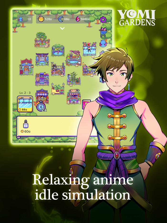 Yomi Gardens - Anime Idle Sim