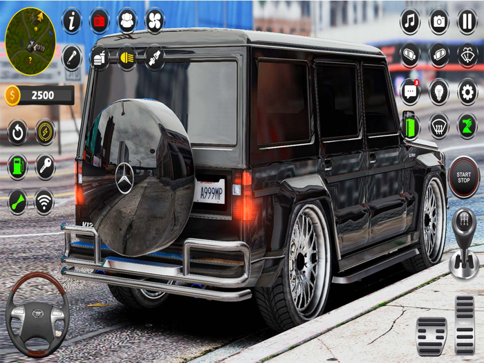 Real Prado Driving Car Games