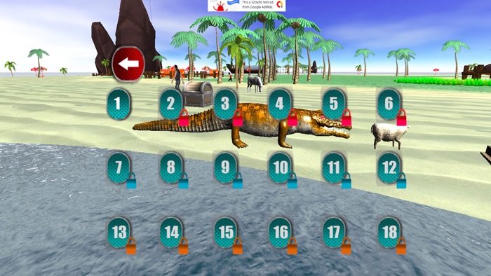 Angry Crocodile Beach Attack