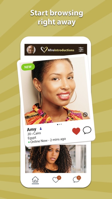 AfroIntroductions: Afro Dating Screenshot