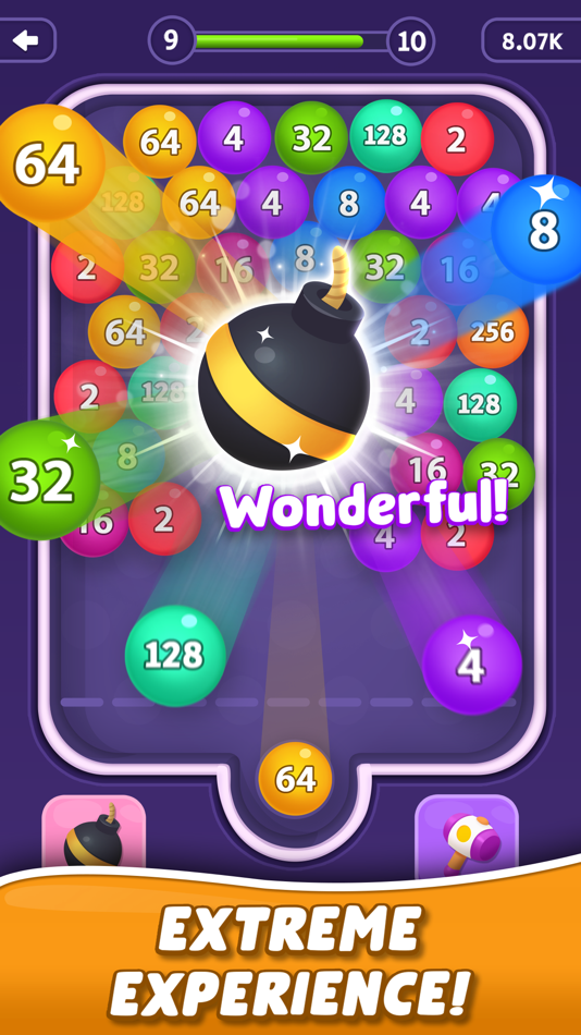 #3. Bubble Merge - 2048 (iOS) 由: Jaymin Sorathiya