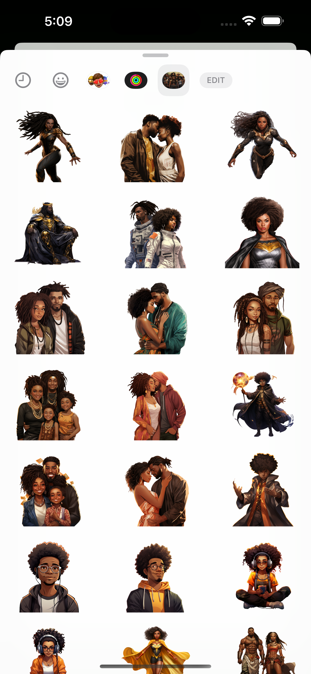 Black History Stickers