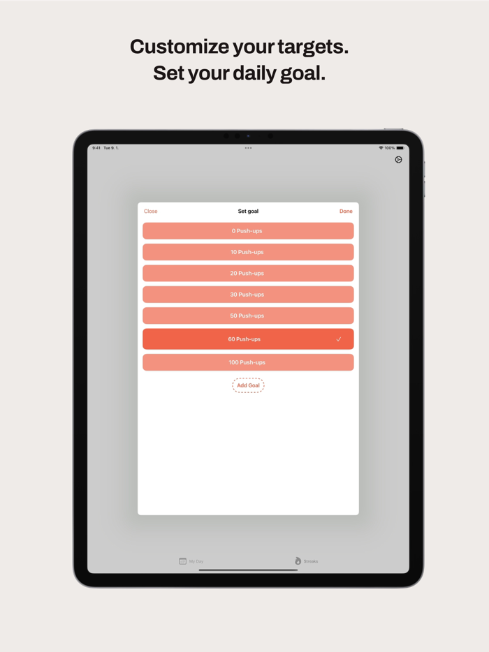 PushPalm Push-ups Tracker