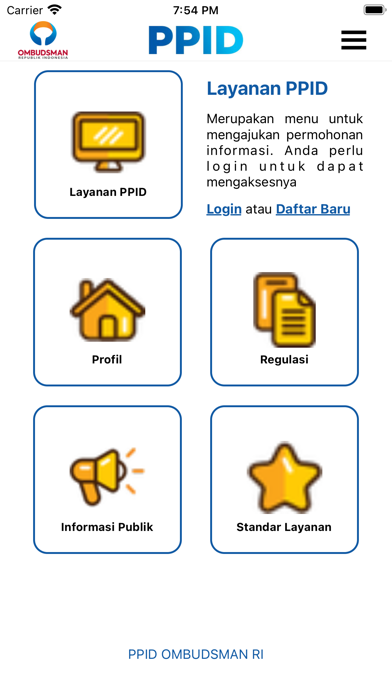 PPID Ombudsman RI Screenshot