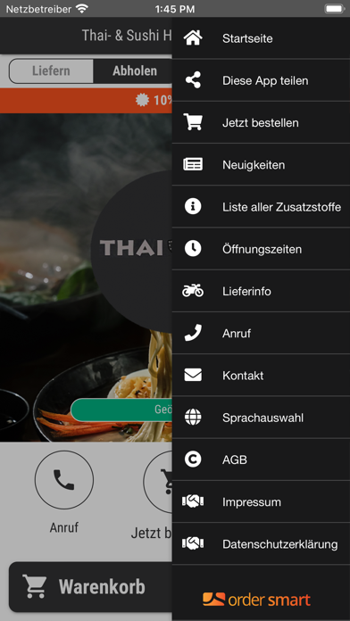 Thai- & Sushi Hohen Neuendorf Screenshot