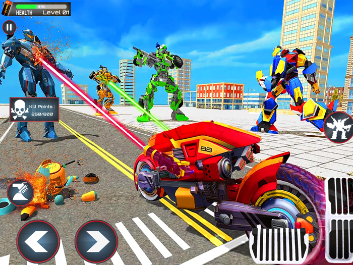Superhero Robot Action Game