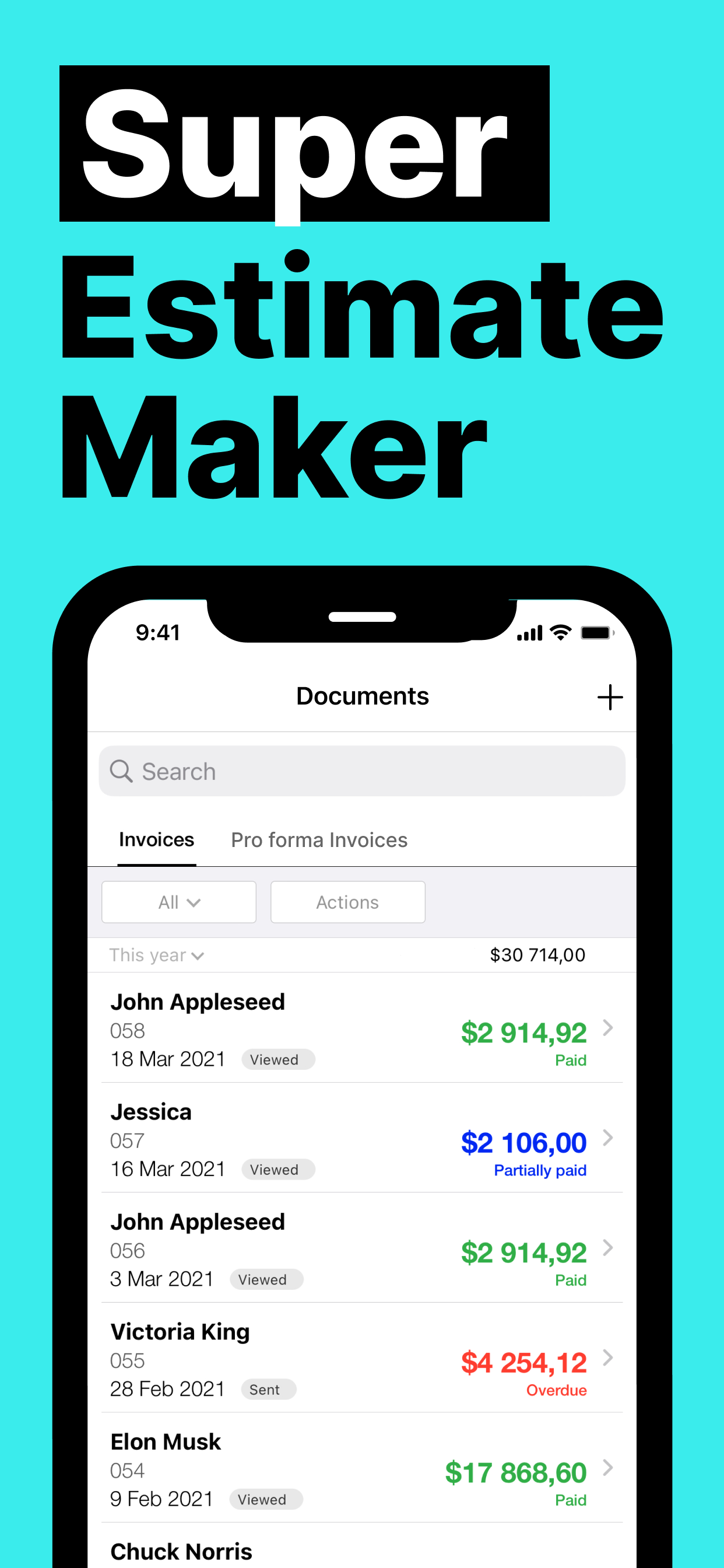Freebie Estimate Maker App