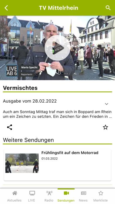 TV Mittelrhein Screenshot