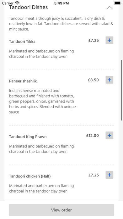 Omars Indian, Bristol Screenshot