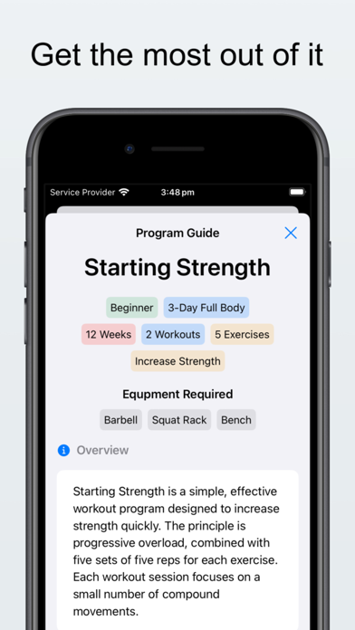 Lifts: Weight-training tracker Screenshot