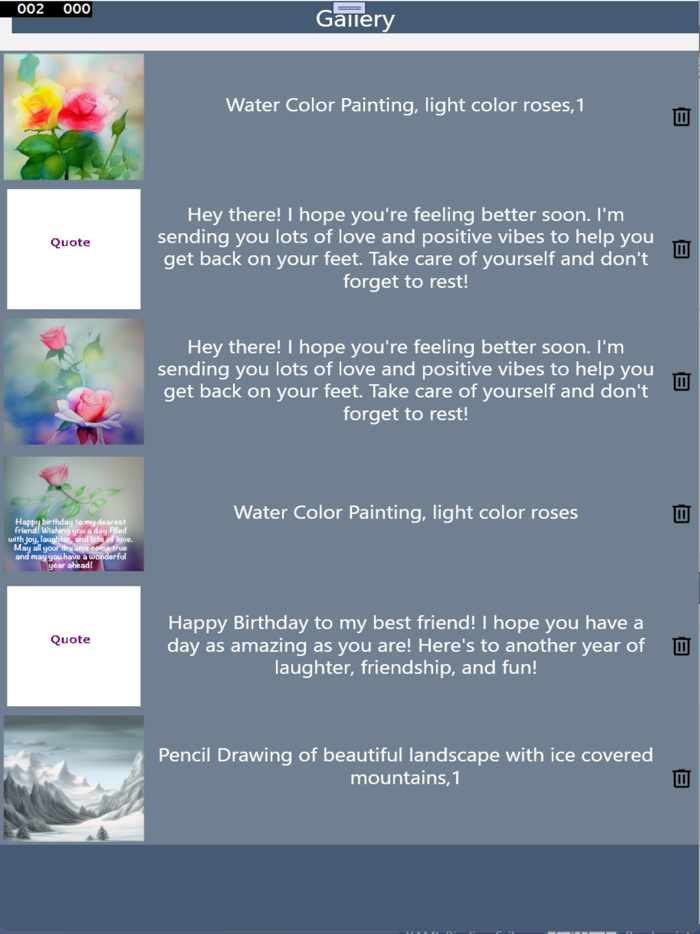 AI  Greetings Cards