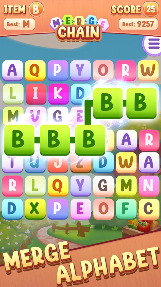 #4. Merge Chain – Letter Matching (iOS) 由: AH GAME STUDIO