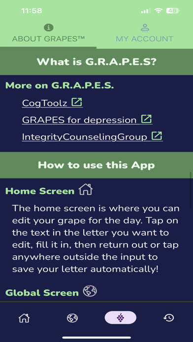 Grapes-App Screenshot