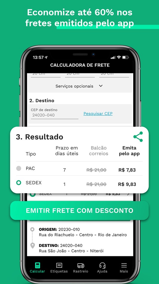 #3. SuperFrete: Calcular Correios (iOS) 由: I9 Companhia Digital