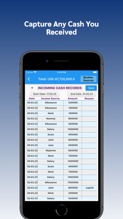 CashMonitor: Track ur CashFlow Screenshot