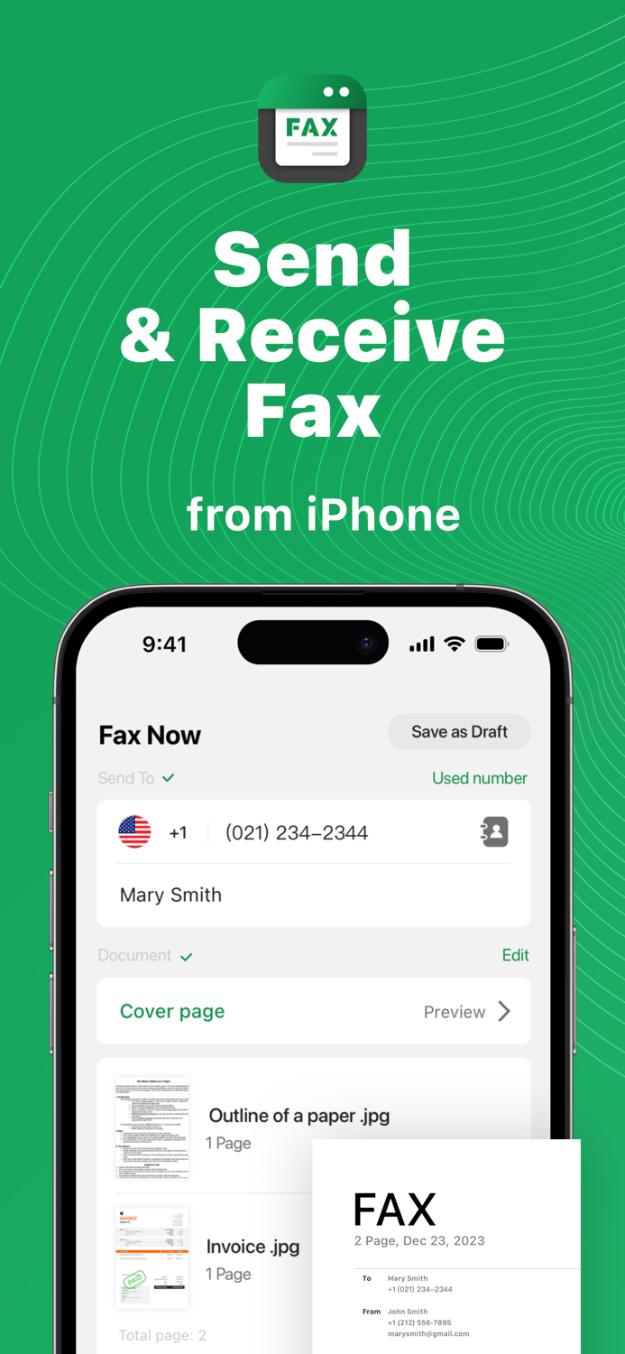 Tiny Fax Send Fax From iPhone