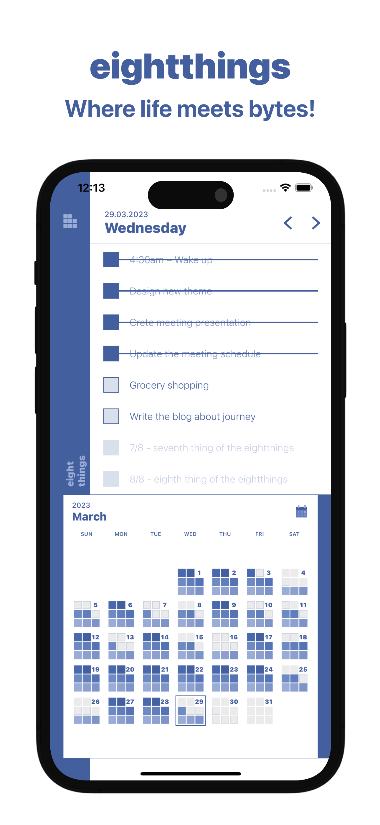 eightthings - Create Habits!