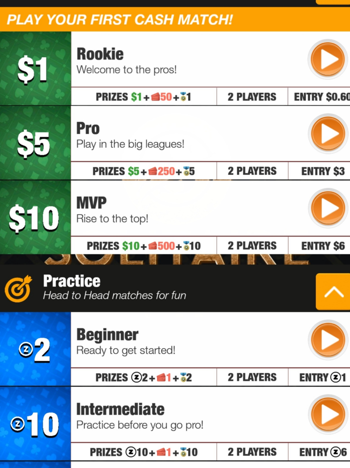 Solitaire Clash for Cash