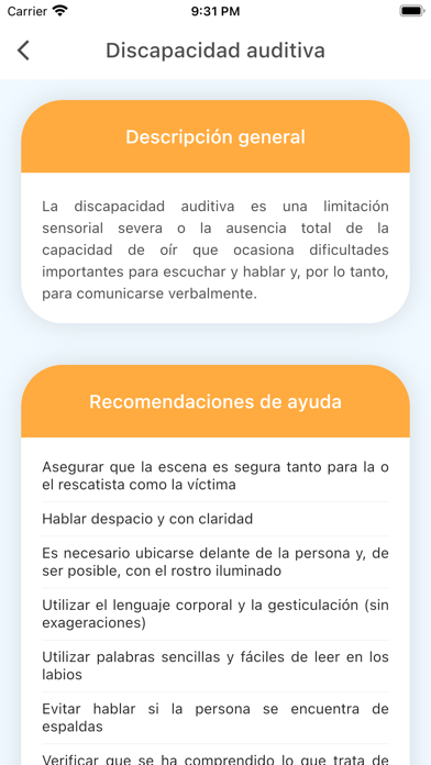 Primeros Respondedores Screenshot