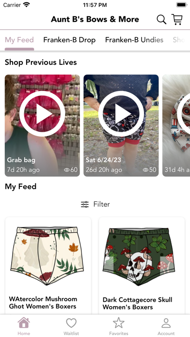 Screenshot #2 pour Aunt B's Bows & More