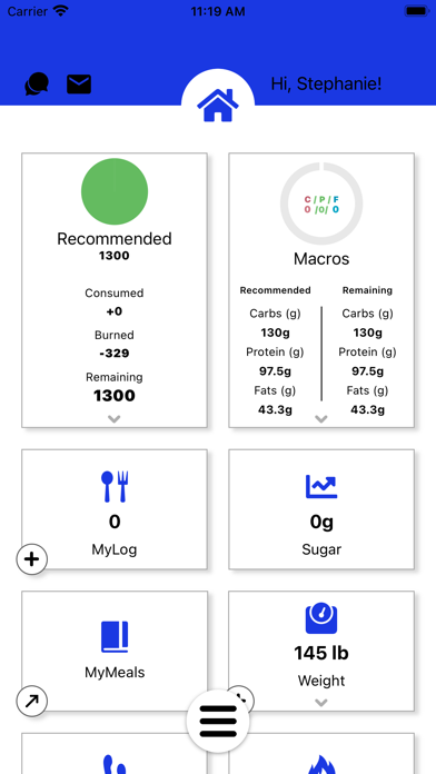 NGF Nutrition Screenshot