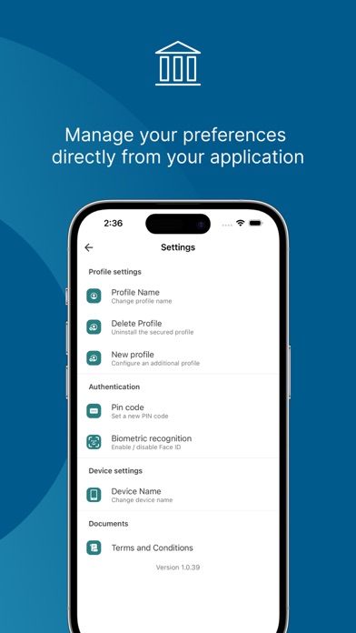 Worldline Authenticator Screenshot