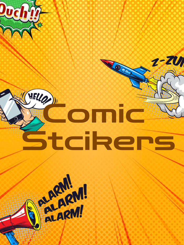 Comic Stickers Real