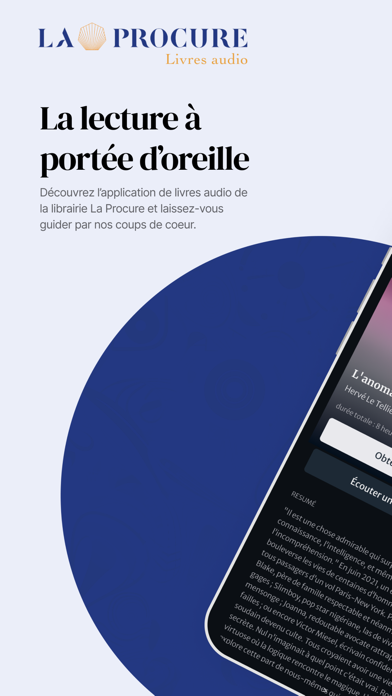 Screenshot #1 pour La Procure - Livre Audio