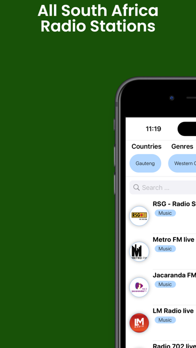 South Africa Radio - SA live Screenshot