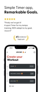 Timer Athletid - Workout Timer screenshot #1 for iPhone