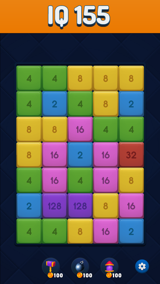 #4. 2048: Merge! (iOS) 由: Tuncay Ozbal