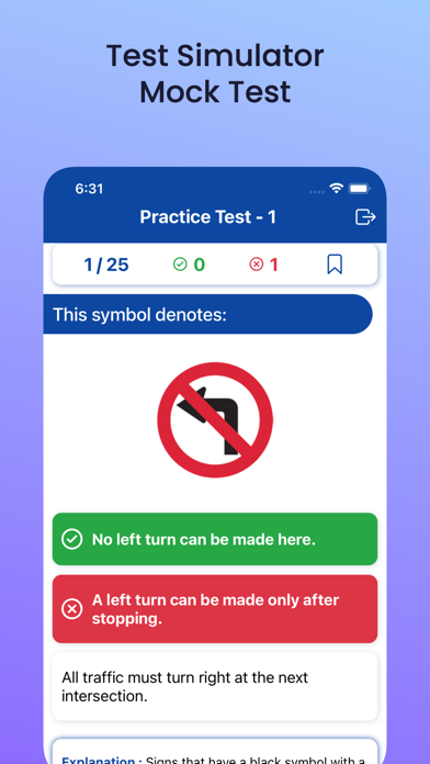 Connecticut CT DMV Permit Test Screenshot
