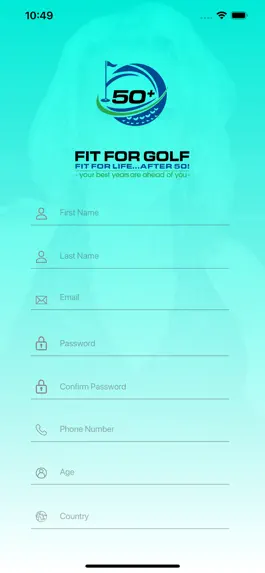 Game screenshot Fit For Golf 50+ apk