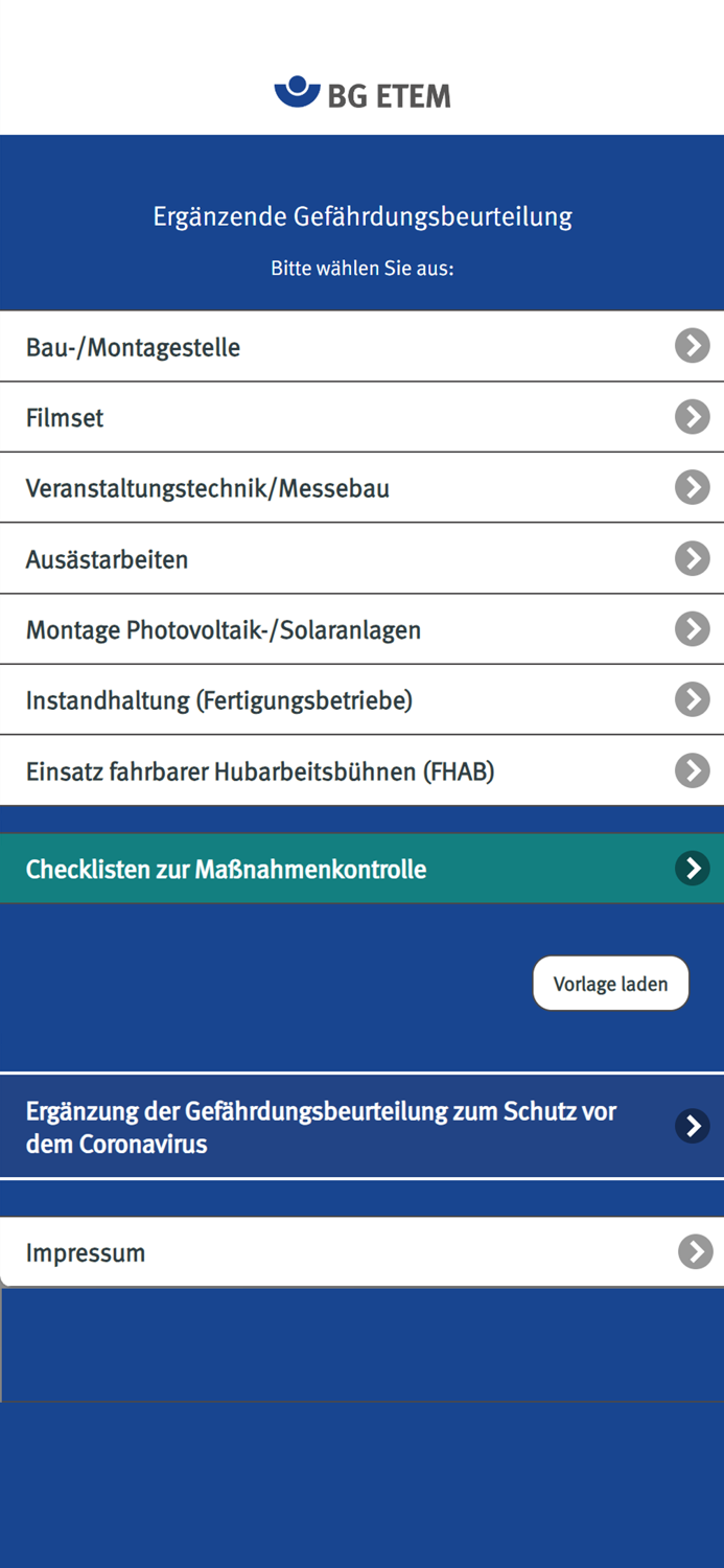 Erg. Gefährdungsbeurteilung