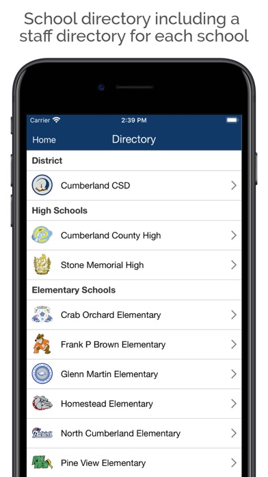 Cumberland County Schools, TN Screenshot