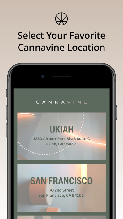 Cannavine App Screenshot