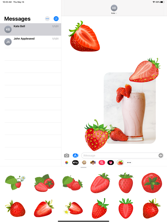 California Strawberry Stickers