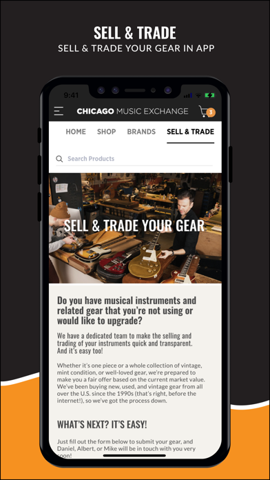 Chicago Music Exchange Screenshot