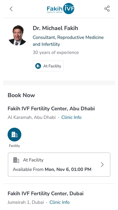 Fakih IVF Screenshot