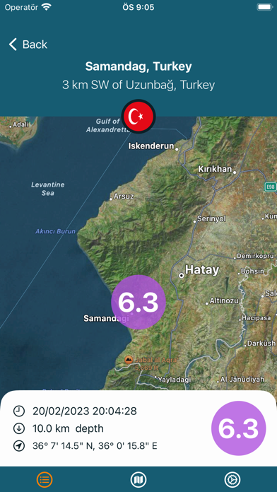 Earthquake xMag Screenshot