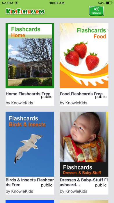 KnowleKids Flashcards Lite Screenshot
