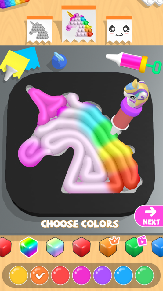 #1. Pop Fidget DIY (iOS) Podle: Pop Art Studio