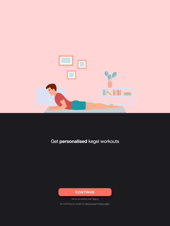 Kegel Workouts for Men iPad screenshot 7 - Health & Fitness app