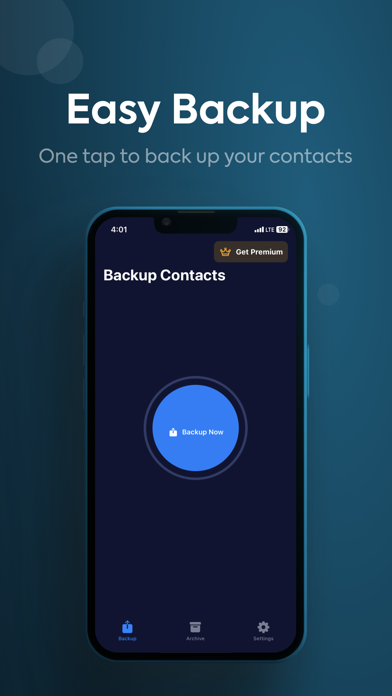 Contact Vault: Backup Contacts Screenshot