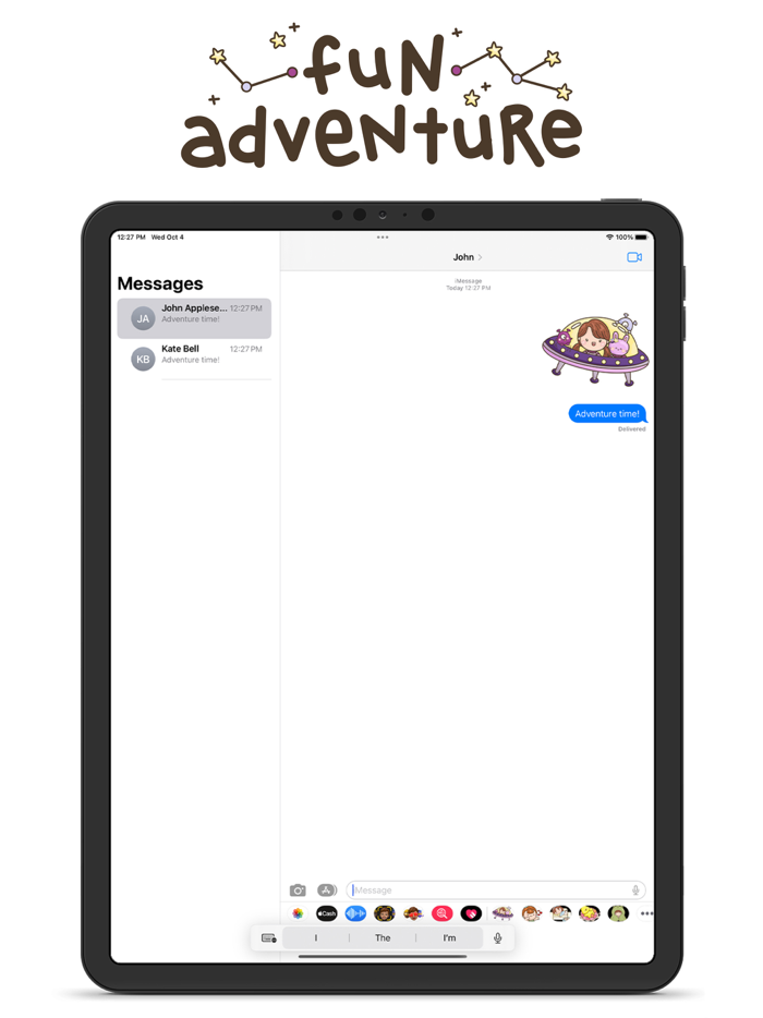 Cute Girl Astronauts Stickers