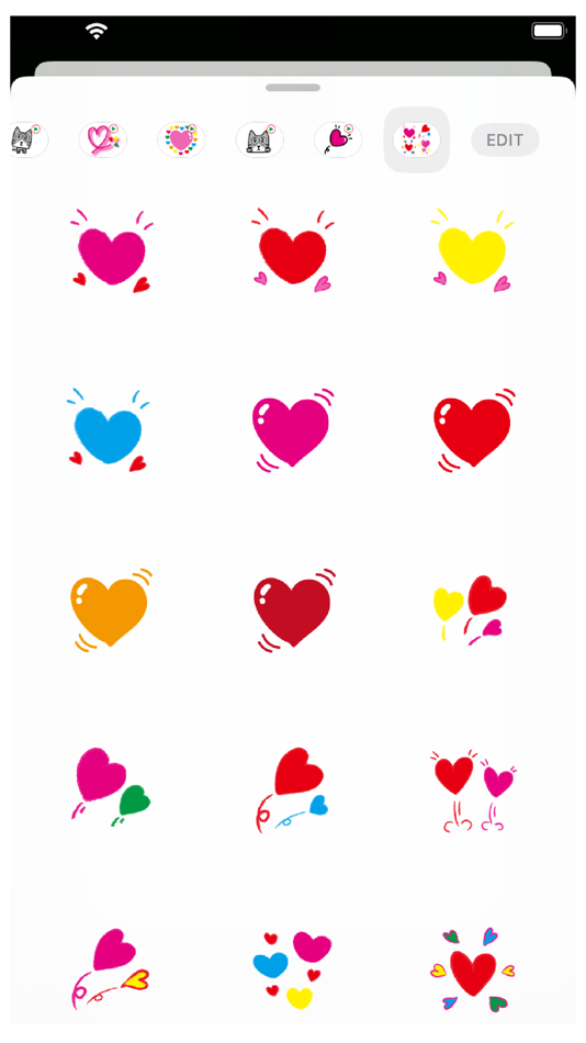 Hearts 1 Stickers - 1.1.1 - (iOS)