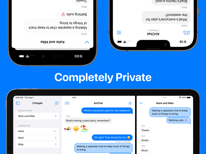 AirChat Peer-to-Peer Chat